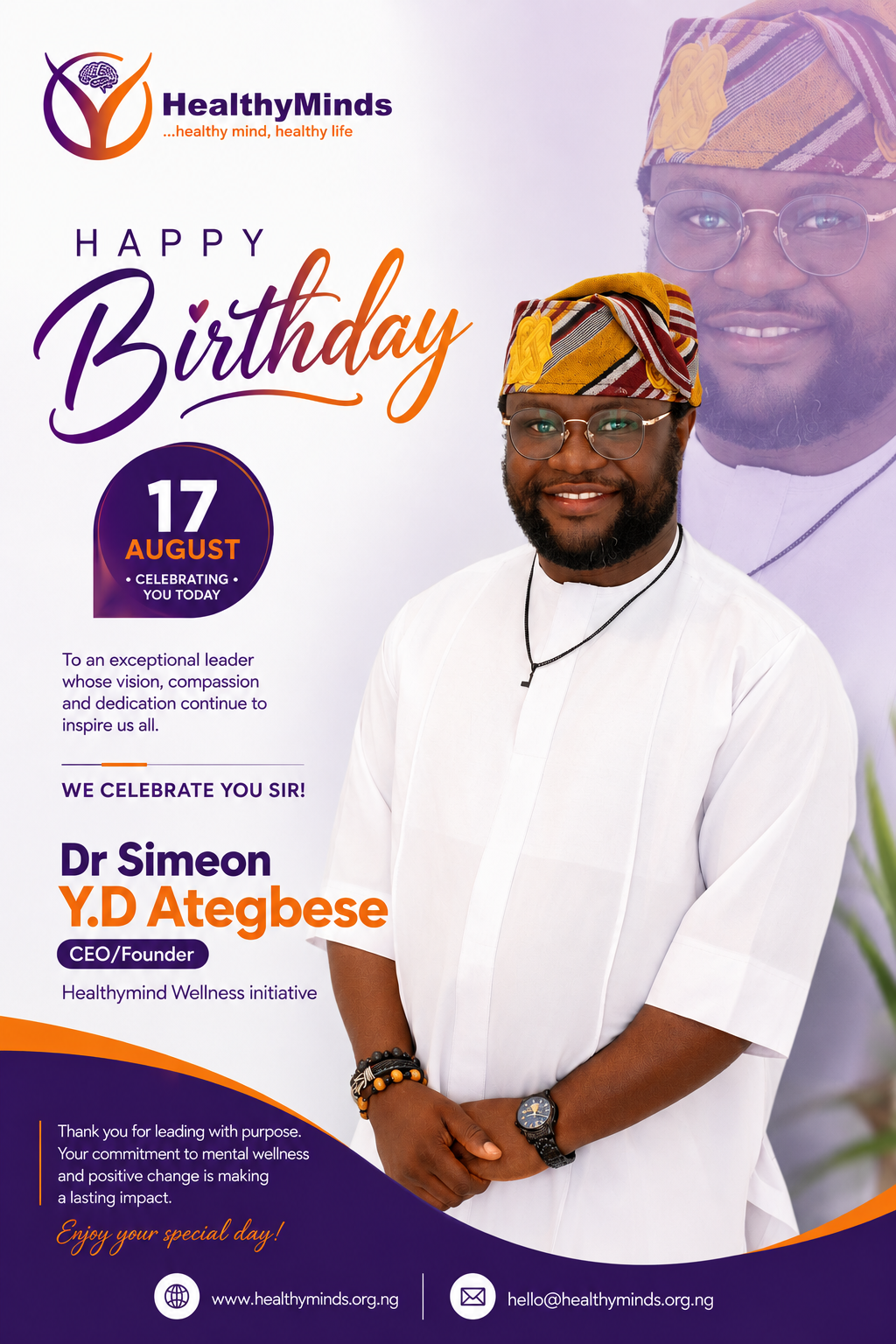 Honoring The CEO On His Special Day